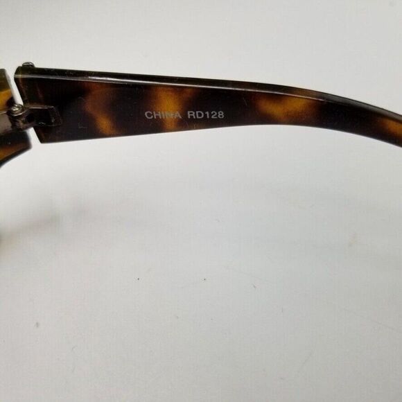 Calabria Sunglasses Readers Shades Glasses +200 RD 128 Brown Tortoise Case - Picture 7 of 11